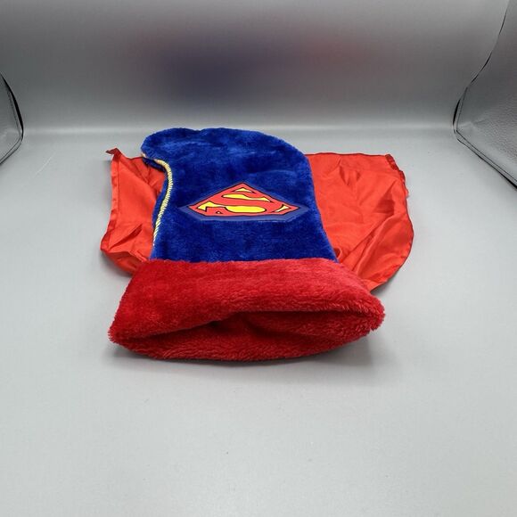Kurt Alder TM DC Comics Superman Plush Like Fabric Cape Christmas Stocking 16" L - Picture 5 of 14